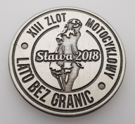 Znaczek, odznaka, blacha zlotowa, motocyklowa No.2214