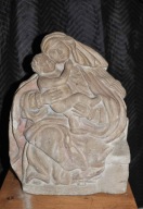 Madonna z Dzieciątkiem, XVIII wiek Piaskowiec.