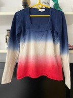 wyprzedaz 7 SWETER LAKELAND CIENKI OMBRE ARTYSYCZNE WZORY
