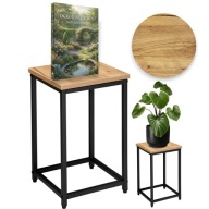 KWIETNIK STOJĄCY NA KWIATY METAL LOFT CZARNY + GRATIS EBOOK OGROD