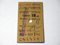 PKS Jelenia Góra - Bierutowice 1969 rok - PRL - bilet 118