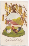 WIELKANOC DZWON DRÓB KURA KOGUT BAZIE 1934