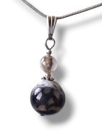 AW68 Wisiorek/zawieszka kamienie AGAT WĘŻOWY