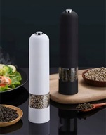 Elektryczny młynek do soli i pieprzu z LED automatyczny, regulowana grubość