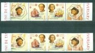 KOLUMB. RUMUNIA. Mi. 2 paski z arkusza A+B**1992r.