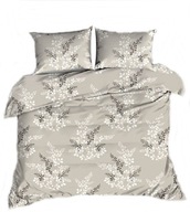 Pościel kora lux 180x200 + 2x70x80 + 2x40x40 zamek K 322-3 Graficzna beż