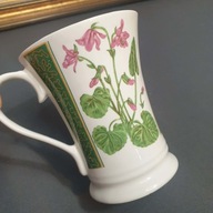 Botaniczny kubek – angielska porcelana kostna, duży, styl klasyczny