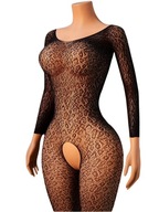 Selena – seksowne koronkowe body open crotch S-L | Dla Dwojga