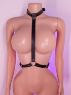 Szelki regulowane harness damski eko skóra body harness