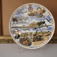 Royal Worcester Hurricane talerz kolekcjonerski RAF limitowany, certyfikat