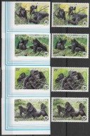 Rwanda xx M637,a fauna małpy MNH VF 101euro