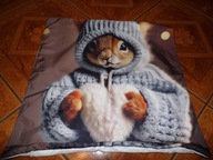 Poszewka na poduszke z wiewiorka - 43 cm x 43 cm