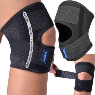 STABILIZATOR KOLANA STAWU KOLANOWEGO ROZPINANY LEKKI NIE ZWIJA SIĘ BIEGANIA