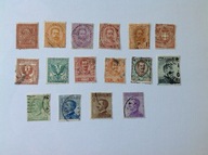 Włochy 17 znaczków kasowanych z lat 1863-1908