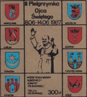 Solidarność 1987 cena 16,50 zł - Jan Paweł II