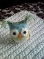 sowa na szydelku