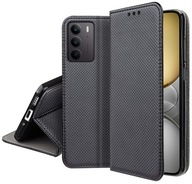 ETUI POKROWIEC Z KLAPKĄ REALMCE C75 MAGNET CZARNY