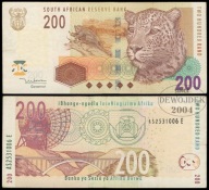 BNA - RPA REPUBLIKA POŁUDNIOWEJ AFRYKI 200 Randów Rand 2005 AS # P132a # VF
