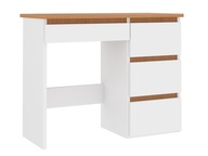 BIURKO DO POKOJU Martigo Plus 94 x 43 x 75 cm BIAŁE