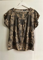 Banana Republic bluzka kwiaty satynowa wzór print boho
