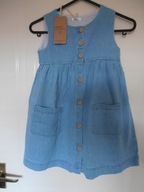 NOWA Z METKĄ SUKIENKA JEANS 3-4 LATA