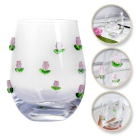 Szklanka termiczna, tulipany 500 ml 1szt - SZK130