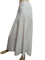 M&S długa lniana spódnica z plisami 36/38