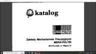 katalog Mera Poltik do pobrania zegar budzik timer