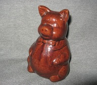 Sztuka Kujawska Sp. PRZYJAŹŃ Włocławek PRAWDZIWA _!!!_ SKARBONKA świnka