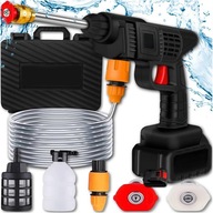 MYJKA CIŚNIENIOWA MOCNA PRZENOŚNA RĘCZNA + 2 AKUMULATORY ZESTAW 38 bar 800W