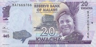 Malawi - 20 Kwacha - 2016 - P63 - St.1