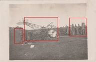 522A ŻOŁNIERZE ZNISZCZONY SAMOLOT POBOJOWISKO KARABIN KUK AUSTRO-WĘGRY
