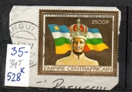 Republika Środkowej Afryki 34 T , nr 528 , komplet