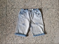TERRANOVA spodenki 164 szorty z dziurami jeans