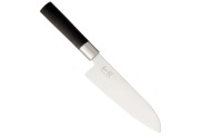 Nóż Kai Europe Wasabi Black Santoku Nóż Kuchenny, Czarny/Stalowy, 16,5 cm