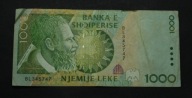 Albania - banknot - 1000 Lek 1996 rok