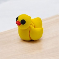 Brelok flexi Kaczuszka do kluczy, torby, plecaka, zawieszka DRUK3D 3DFY