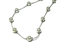 Naszyjnik kostka z Perłami