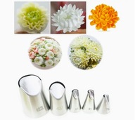 Tylki cukiernicze chryzantemy zestaw 5 sztuk