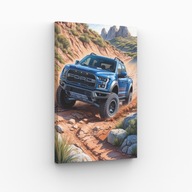 Obraz na płótnie 70x100 Ford Raptor Motoryzacja auto SUV |Pomysł na Prezent