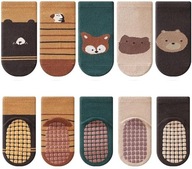 5x SKARPETKI DZIECIĘCE 1-3 LATA ANTYPOŚLIZGOWE 5PAK ZESTAW