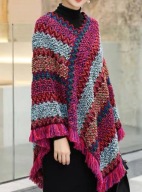 PONCHO PONCZO NARZUTKA AZTECKIE PERU szal