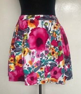 gina tricot mini spódniczka kwiaty roz.36/S