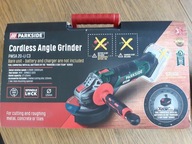 Akumulatorowa szlifierka kątowa Parkside 20V + Akumulator 2Ah + ładowarka