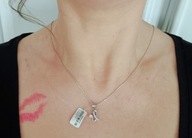srebrna zawieszka z cyrkoniami * *NOWA