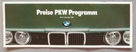 Prospekt BMW Preise PKW Programm Cennik 12 / 1989