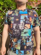 Lucasfilm Star Wars t-shirt koszulka vintage z postaciami z filmy r. L