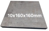 Blacha stalowa płaskownik formatka z blachy 10mm 160x160mm