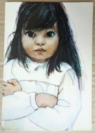 POCZTÓWKA - D. MUSZYŃSKA-ZAMORSKA - ŚLICZNA DZIEWCZYNKA, pocz. lat 80-ych