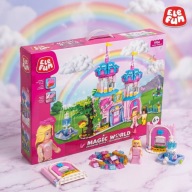 ELEFUN MAGIC WORLD XXL ZACZAROWANY ZAMEK KLOCKI 1936 ELEMENTÓW PREZENT 6+